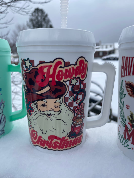 30oz Howdy Christmas Hip Sip