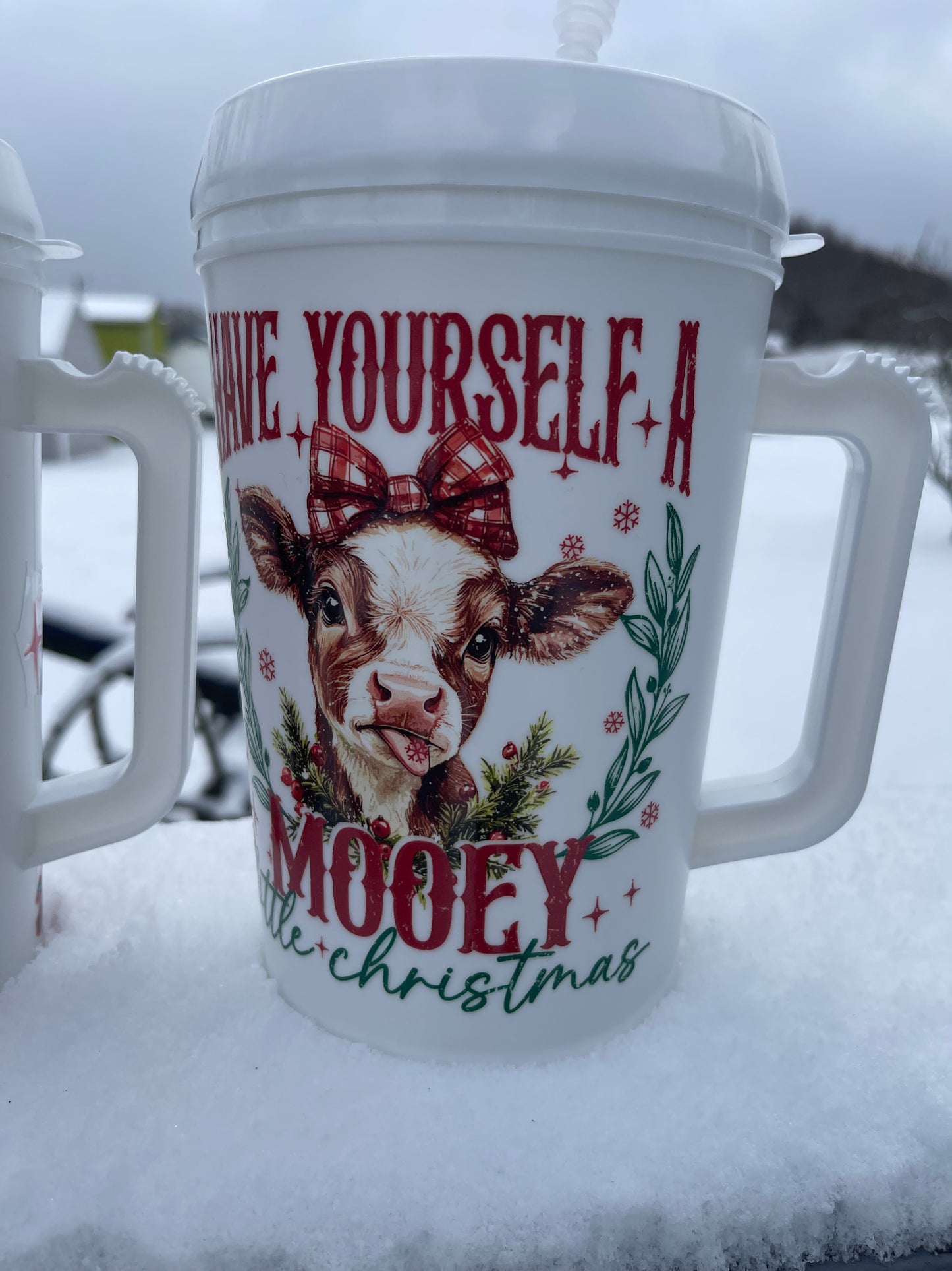 Have Yourself a Mooey Little Christmas 30oz Hip Sip