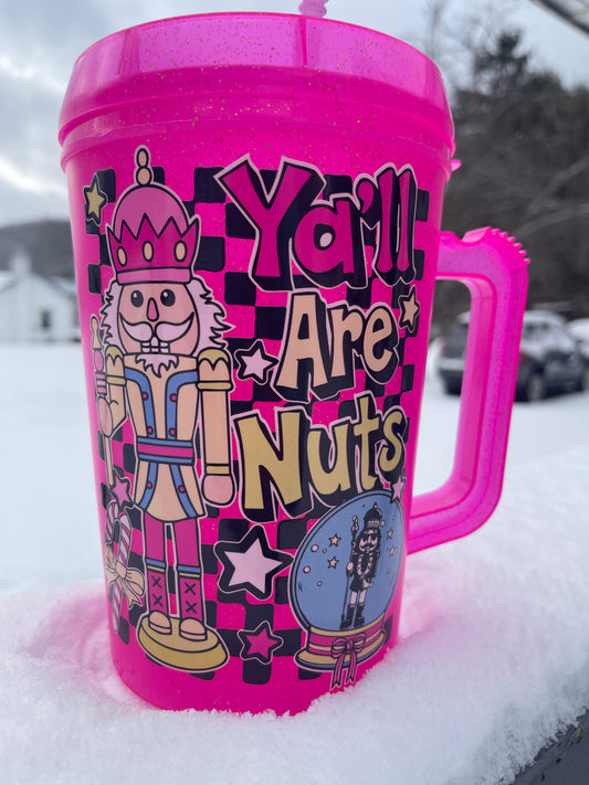 Ya’ll are Nuts 30oz Hip Sip Nutcracker